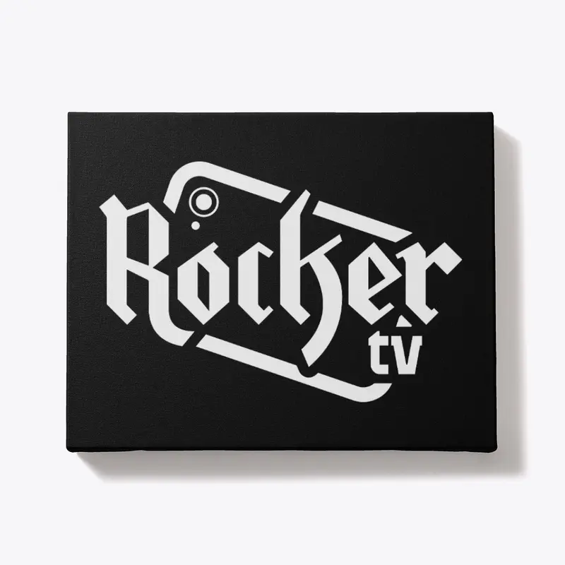 ROCKER TV the white logo